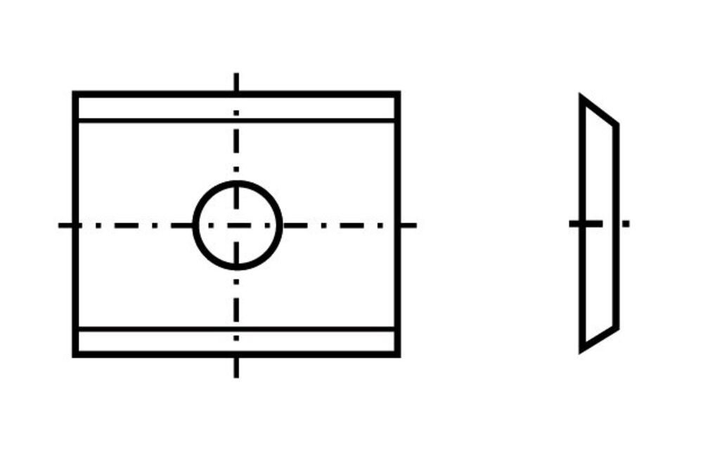 Tigra Wendeplattenfräser TIGRA Wendeplatte 35° 9,6x12x1,5mm T03SMG 10 Stück von Tigra