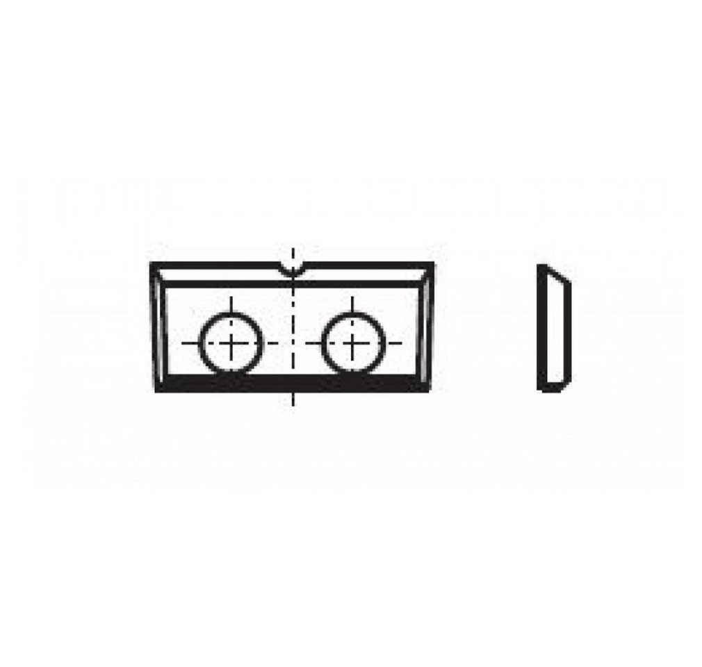 Tigra Wendeplattenfräser Wendeplatte 23 - 16x7x1,5mm a=7mm T04F 2 St. von Tigra