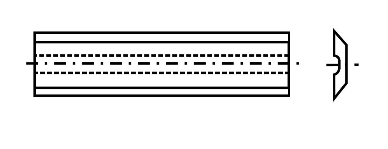 Tigra Wendeplattenfräser Wendeplatte 53 für System Leitz 14,7x8x1,5mm 10 St. von Tigra