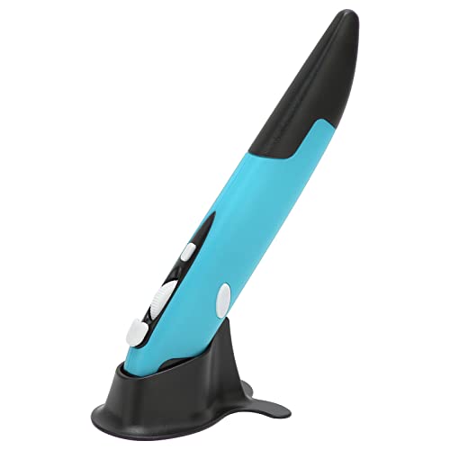 Ergonomisches Design von Drahtlosen Taschenstift -Maus 2,4 GHz USB Wireless Pen -Maus mit Niedrigem Spannungsalarm, für den Gebrauch von Home Office, Blau (Blue) von Tihebeyan