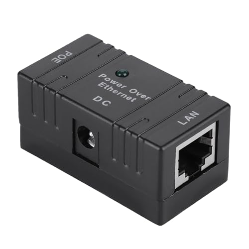 POE -Kombinierer Passiver Separator RJ45 -Anschluss für Netzteil Ethernet AP Einfache Konfiguration für die Verwendung von Heim und Unternehmen (Black) von Tihebeyan