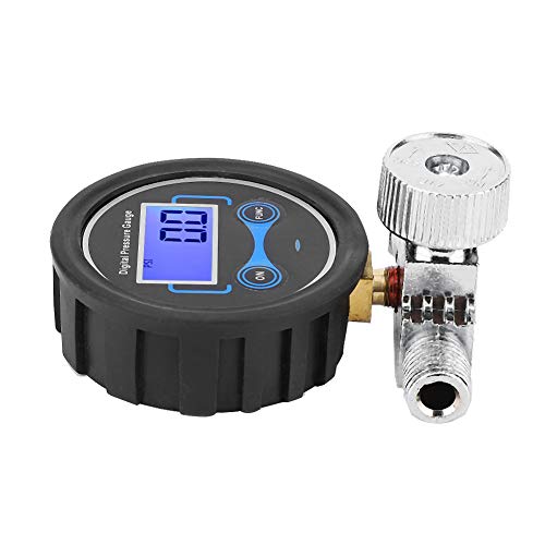 Pneumatisches Luftregler-Steuerventil mit Digitalem Manometer, 200 PSI, 1/4-Zoll-Schnittstelle, für Spritzpistole von Tihebeyan