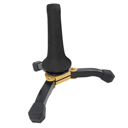 Sax-Ständer, Faltbarer Tragbarer Stativ-Sopran-Halter, Verstellbare Halterung mit Stahl-Kunststoff-Schwammmaterial für Trompete, Flöte, Klarinette, Sax Sax-Ständer, Faltbarer Tragbarer Stativ-Sopran-Halter, Verstellbare Halterung mit Stahl-Kunststoff-Schwammmaterial für Trompete, Flöte, Klarinette, Sax von Tihebeyan