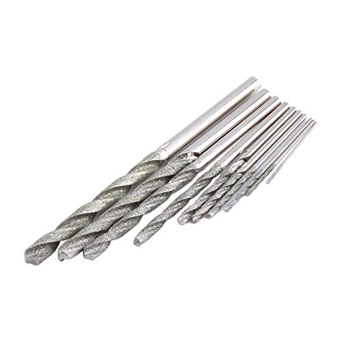 Tihebeyan 10 -fach Diamant Spipps Bohrbit Set Hohe Härte für Glasfliesen 0,8 Bis 4,0 Mm Bohrwerkzeuge für Metalle, Achate und Edelsteine Tihebeyan 10 -fach Diamant Spipps Bohrbit Set Hohe Härte für Glasfliesen 0,8 Bis 4,0 Mm Bohrwerkzeuge für Metalle, Achate und Edelsteine von Tihebeyan