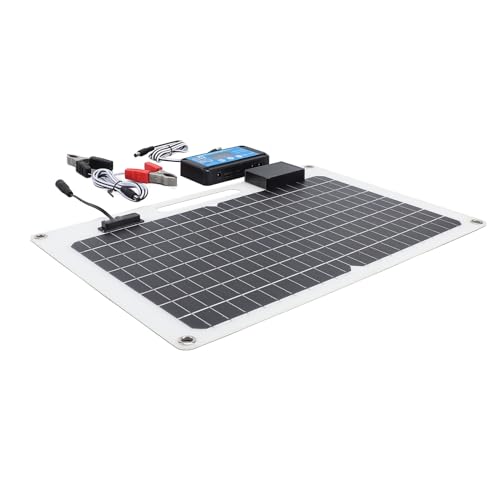 Tihebeyan 100W Solarladegerät mit Controller für die Bodenhouse -Überwachungskamera für Bodenhaus, 12 V 24 V Dual USB -Panel Tihebeyan 100W Solarladegerät mit Controller für die Bodenhouse -Überwachungskamera für Bodenhaus, 12 V 24 V Dual USB -Panel von Tihebeyan