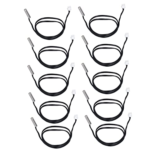 Tihebeyan 10pcs Precision Thermistor Temp Transducer -Sonden -Set mit Kompakter Größe und Schneller Reaktionsgeschwindigkeit für die Messung der Digitalen Temperatur in Automobilen, 5x25 Mm (5K Tihebeyan 10pcs Precision Thermistor Temp Transducer -Sonden -Set mit Kompakter Größe und Schneller Reaktionsgeschwindigkeit für die Messung der Digitalen Temperatur in Automobilen, 5x25 Mm (5K von Tihebeyan