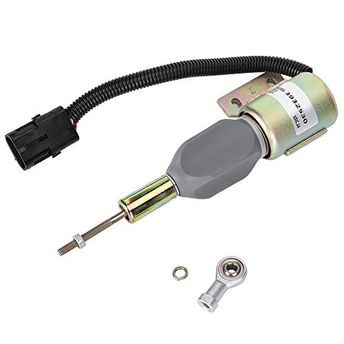 Tihebeyan 24 V Langlebige Motorabschaltventil für 4BT 6BT5, Einfach zu Installieren, für R220-5 R210-3 R220-5 Bagger Tihebeyan 24 V Langlebige Motorabschaltventil für 4BT 6BT5, Einfach zu Installieren, für R220-5 R210-3 R220-5 Bagger von Tihebeyan