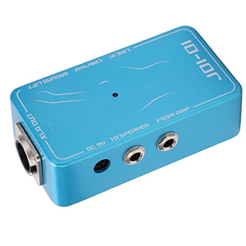 Tihebeyan Di -Box Electric Gitar Effect Pedal mit Simulation des 4x12 -Lautsprecherschranks für Gitarristen Metal Blue Tihebeyan Di -Box Electric Gitar Effect Pedal mit Simulation des 4x12 -Lautsprecherschranks für Gitarristen Metal Blue von Tihebeyan