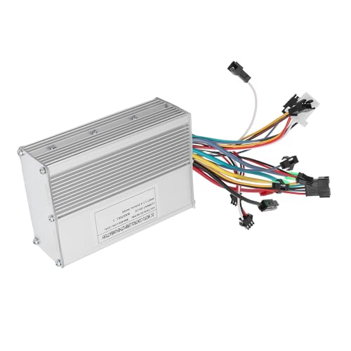 Tihebeyan Elektrischer Rollermotor-Controller 36 V 48 V Bürstenloser Geschwindigkeitsregler 9-Tube-Sinuswelle mit Aluminiumlegierunggehäuse für 350 W 500W Roller Tihebeyan Elektrischer Rollermotor-Controller 36 V 48 V Bürstenloser Geschwindigkeitsregler 9-Tube-Sinuswelle mit Aluminiumlegierunggehäuse für 350 W 500W Roller von Tihebeyan