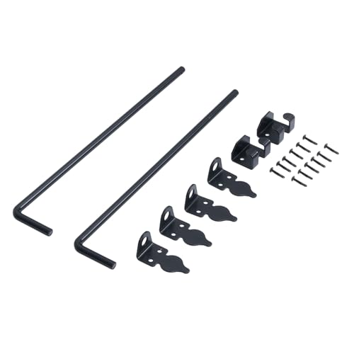 Tihebeyan Gate Ground Latch Set für Hölzerne Zaun - Regenfassungsstock -Stangenstopper für Schwere Tore Wetterbeständig Geeignet für Holz-/Metalltüren Geeignet Tihebeyan Gate Ground Latch Set für Hölzerne Zaun - Regenfassungsstock -Stangenstopper für Schwere Tore Wetterbeständig Geeignet für Holz-/Metalltüren Geeignet von Tihebeyan