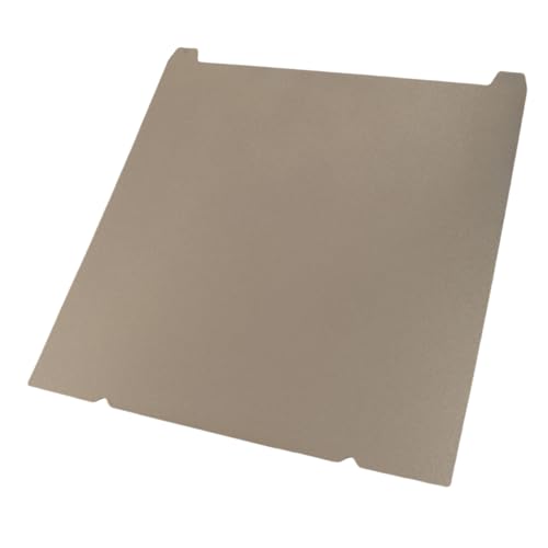 Tihebeyan Hohe Adhäsion Pei Build Platte Federstahlblech 310 X 315 Mm für Ender 3 V3 Plus 3D -Drucker, Ausgezeichnete Flachheit und Einfaches Entfernen, Kompatibel mit Verschiedenen Materialien von Tihebeyan