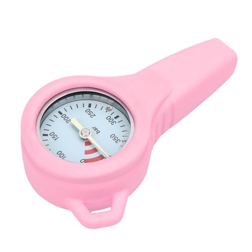 Tihebeyan Kursmessgeräte, Gelbe Wassermessgeräte Luftdruckdruckmessgeräte Tauchdruckmessgeräte Digitale Druckmessgeräte mit Gewebten Hochdruck -Schlauch -Zifferblatt BCD -Stahldruck für (PINK) von Tihebeyan
