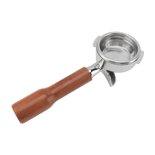 Tihebeyan Langlebiger 58 Mm Edelstahl -Kaffee -Porta Filter für Nuova Maschinen, Abnehmbarer Filterhalter mit Einem Doppelausbruch für Enthusiasten (Stil 1) von Tihebeyan