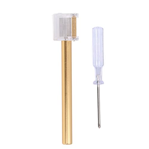 Tihebeyan Lederfarbstoff Kit, Lederkantenfarbstiftstift Hochdichte Festigkeit Korssionsbeständigkeit für DIY -Kantenfärben mit Feiner Verarbeitung (Goldenöl Stift mit Topfkante) von Tihebeyan