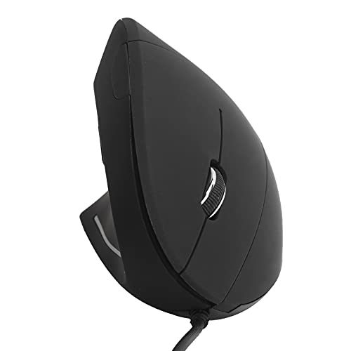 Tihebeyan Linkskabel Verdrahtete Optische Maus Ergonomisch 800/1200/1600DPI für 8/10, USB-vertikale Maus für Linke Benutzer (Linkshänder-Kabelmodell) von Tihebeyan