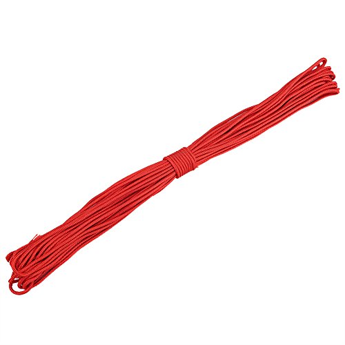 Tihebeyan Nylon Fallschirmschnur, Outdoor Survival Safe Seil Set für DIY Handgewebt Für Camping Klettern Bindeseil(15M) von Tihebeyan
