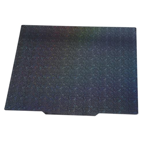Tihebeyan Sternbauplatte Dual Print Flexible Bettplattform Zum Drucken für PLA TPU PEY auf PEY, Federstahlplatte für Einfache Modellentfernung, Größe: 350 X 350 Mm von Tihebeyan