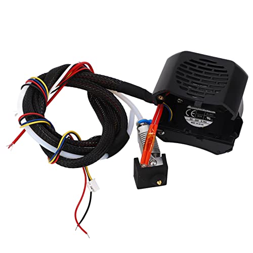 Tihebeyan Zubehör für 3D -Drucker Hot End Set mit Doppelten Lüfterstabilitätstemperaturregelung für Ender 3 V2 DC24V Integrierte Integrierte Struktur Voller Eklian von Tihebeyan