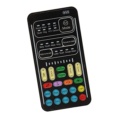 Voice Changer Portable Handheld Sound Card mit 8 Effekten für PC -Telefonlaptops - für Spiele und Unterhaltung von Tihebeyan