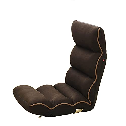 Tiiiopkvvv Bodenstuhl, Sofa, Stuhl, Tatami, beinloser Stuhl, zusammenklappbar, flach, liegend, Loungesessel, fauler Boden, Erkerfensterstuhl (74 x 14 x 50 cm) von Tiiiopkvvv