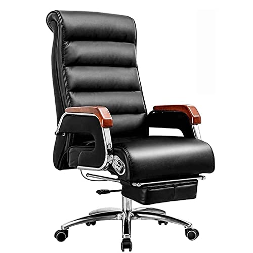 Tiiiopkvvv Boss Chair Bürostuhl, Leder, Chefsessel, verstellbar, drehbar, Büro-Schreibtischstuhl mit Fußstütze, ergonomisch, hohe Rückenlehne, Master-Computer-Schreibtischstuhl Tiiiopkvvv Boss Chair Bürostuhl, Leder, Chefsessel, verstellbar, drehbar, Büro-Schreibtischstuhl mit Fußstütze, ergonomisch, hohe Rückenlehne, Master-Computer-Schreibtischstuhl von Tiiiopkvvv
