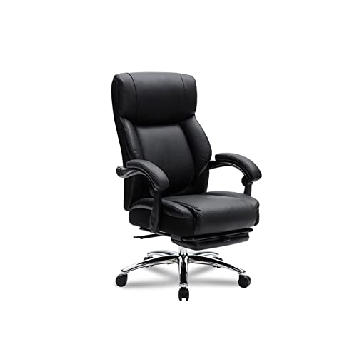 Tiiiopkvvv Boss Chair Home Office Schreibtischstühle Chefsessel mit Fußstütze, ergonomisch, verstellbar, Computer-Gaming-Stuhl, Rindsleder, Liegestühle Tiiiopkvvv Boss Chair Home Office Schreibtischstühle Chefsessel mit Fußstütze, ergonomisch, verstellbar, Computer-Gaming-Stuhl, Rindsleder, Liegestühle von Tiiiopkvvv