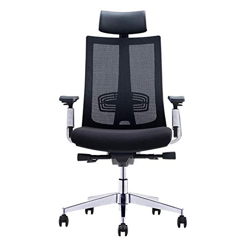 Tiiiopkvvv Bürostuhl, ergonomischer Netz-Computerstuhl, Lendenwirbelstütze, bequemer Arbeitsstuhl, Schreibtischstuhl für Erwachsene, Männer, Frauen von Tiiiopkvvv