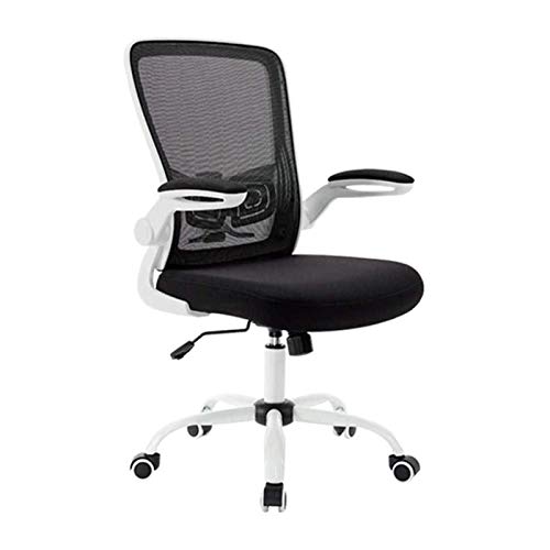 Tiiiopkvvv Bürostuhl, ergonomischer Schreibtischstuhl, Computer-Netzstuhl mit Lendenwirbelstütze und hochklappbaren Armlehnen von Tiiiopkvvv