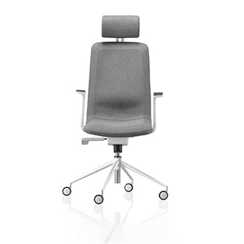 Tiiiopkvvv Bürostuhl, verstellbarer Neigungswinkel, Chefsessel, Computer-Schreibtischstuhl, dicke Polsterung für Komfort und ergonomisches Design für Lendenwirbelstütze von Tiiiopkvvv