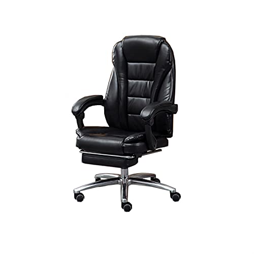 Tiiiopkvvv Bürostuhl Boss Stuhl Computer Gaming Stühle Heavy Duty Liegestuhl Hohe Rückenlehne Lederstuhl mit Fußhocker Gestänge Armlehne Tiiiopkvvv Bürostuhl Boss Stuhl Computer Gaming Stühle Heavy Duty Liegestuhl Hohe Rückenlehne Lederstuhl mit Fußhocker Gestänge Armlehne von Tiiiopkvvv