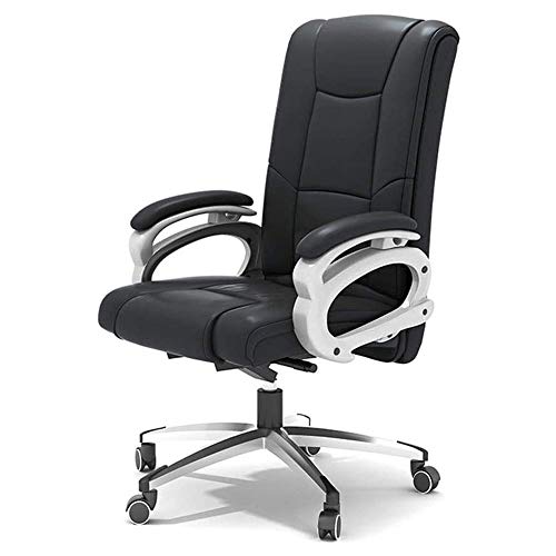 Tiiiopkvvv Bürostuhl Boss Stuhl Leder Computerstuhl Zuhause Einfacher moderner Businessstuhl mit Rollen Liegestuhl Managerial Stühle Verstellbare Sitzhöhe 360 Grad Drehbar Tiiiopkvvv Bürostuhl Boss Stuhl Leder Computerstuhl Zuhause Einfacher moderner Businessstuhl mit Rollen Liegestuhl Managerial Stühle Verstellbare Sitzhöhe 360 Grad Drehbar von Tiiiopkvvv