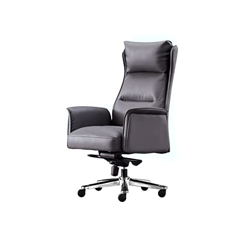 Tiiiopkvvv Bürostuhl Boss Stuhl Schreibtischstühle Bequeme Rindsleder Rückenlehne Stuhl Ergonomische Computer Gaming Stühle von Tiiiopkvvv