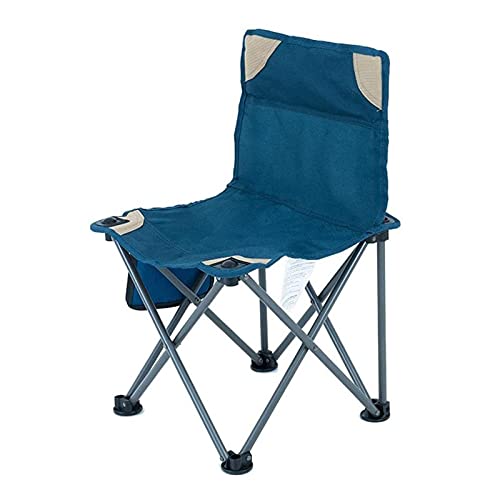 Tiiiopkvvv Campingstuhl Outdoor Klappstuhl Tragbarer Campingstuhl Tragbarer Faltbarer Aluminium Camping Reise Stuhl Maximale Belastung 80 kg für Angeln Wandern von Tiiiopkvvv