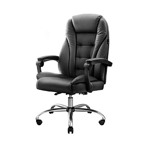 Tiiiopkvvv Computerstuhl Bürostuhl Drehstuhl Sitz Liegestuhl Rückenlehne Business Chefsessel Boss Stuhl (Farbe: ohne Fußhocker) von Tiiiopkvvv
