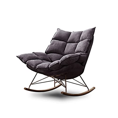 Tiiiopkvvv Einzelsofa Schaukelstuhl Home Wohnzimmer Balkon Licht Luxus Schaukelstuhl Erwachsene Faule Freizeit Sofa Liege (B) von Tiiiopkvvv