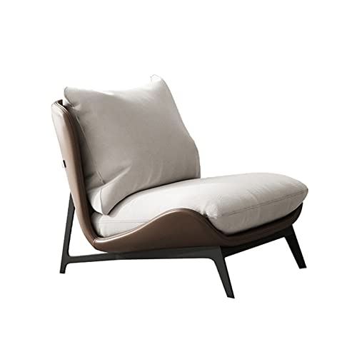 Tiiiopkvvv Einzelsofa Stuhl Leder Einzelstuhl Heimstoff Einfacher moderner Einzelstuhl Wohnzimmer Schlafzimmer Balkon Freizeit Sofa Stuhl (Farbe: 06) (1) von Tiiiopkvvv