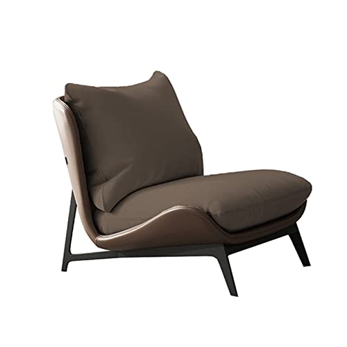 Tiiiopkvvv Einzelsofa Stuhl Leder Einzelstuhl Heimstoff Einfacher moderner Einzelstuhl Wohnzimmer Schlafzimmer Balkon Freizeit Sofa Stuhl (Farbe: 06) (6) von Tiiiopkvvv