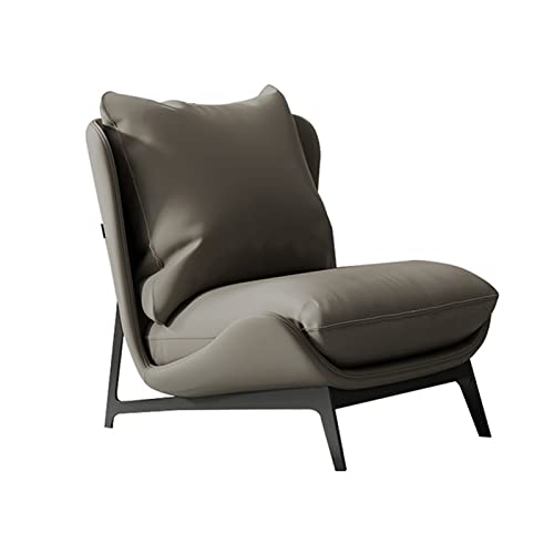 Tiiiopkvvv Einzelsofa Stuhl Leder Einzelstuhl Heimstoff Einfacher moderner Einzelstuhl Wohnzimmer Schlafzimmer Balkon Freizeit Sofa Stuhl (Farbe: 06) (8) von Tiiiopkvvv