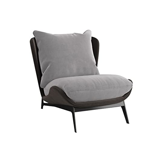 Tiiiopkvvv Einzelsofa Stuhl Leder Einzelstuhl Heimstoff Einfacher moderner Einzelstuhl Wohnzimmer Schlafzimmer Balkon Freizeit Sofa Stuhl (Farbe: 07) (4) von Tiiiopkvvv