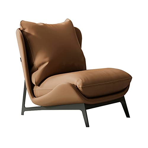 Tiiiopkvvv Einzelsofa Stuhl Leder Einzelstuhl Heimstoff Einfacher moderner Einzelstuhl Wohnzimmer Schlafzimmer Balkon Freizeit Sofa Stuhl (Farbe: 07) (9) von Tiiiopkvvv