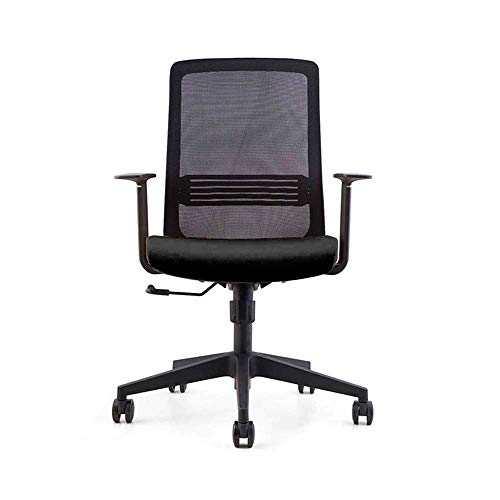 Tiiiopkvvv Ergonomischer Bürostuhl aus Netzstoff mit Rollrollenrädern, lächerlich bequem, Computer-Schreibtischstuhl mit hoher Rückenlehne und voll verstellbar (Farbe: Grün) (Schwarz) von Tiiiopkvvv
