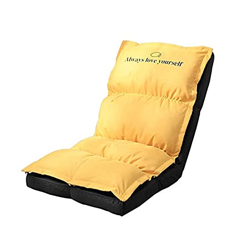 Tiiiopkvvv Faules Sofa, Stuhl, zusammenklappbar, Gaming-Sofa, Liege, Bett, Couch, bequeme Rückenstütze für Lesen, Spiele, Meditation (Farbe: mehrfarbig) von Tiiiopkvvv