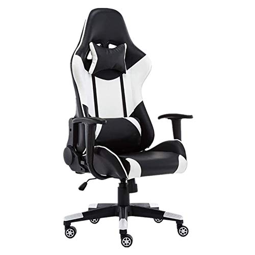 Tiiiopkvvv Gaming Stuhl - Bürostuhl - Ergonomisch - Höhenverstellbare Armlehnen - Drehstuhl Racing Stuhl von Tiiiopkvvv