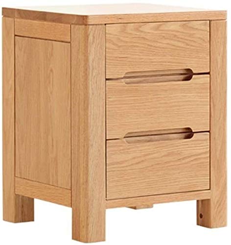 Tiiiopkvvv Generic Nachttisch für Schlafzimmer Nachttisch Massivholz Nordic Simple Modern Nachttisch Schlafzimmer Aufbewahrungsschrank für Home Office von Tiiiopkvvv
