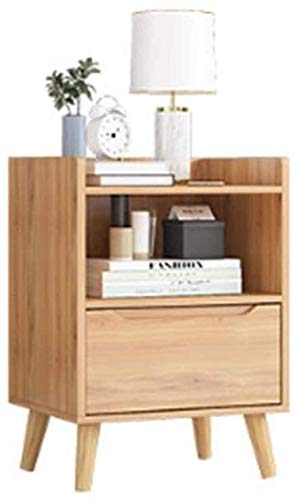 Tiiiopkvvv Generic Nachttisch für Schlafzimmer Nachttisch Nordisches Massivholz Schlafzimmer Nachttisch Einfach Modern Nachttisch Mini Spind Japanische Kleine Wohnung Eckschrank für Home Office von Tiiiopkvvv