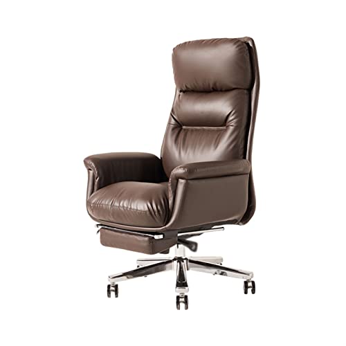 Tiiiopkvvv Home Office Schreibtischstühle, verstellbare Stühle, Drehstuhl, Chefsessel mit Fußstütze, Rindsleder, Computer-Gaming-Stühle, Braun Tiiiopkvvv Home Office Schreibtischstühle, verstellbare Stühle, Drehstuhl, Chefsessel mit Fußstütze, Rindsleder, Computer-Gaming-Stühle, Braun von Tiiiopkvvv