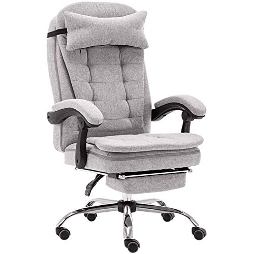 Tiiiopkvvv Home Office Schreibtischstühle Videospielstühle Ergonomischer Bürostuhl mit hoher Rückenlehne mit Kopfstütze Abnehmbarer und waschbarer Stuhl von Tiiiopkvvv