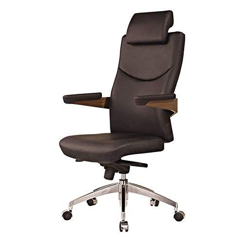 Tiiiopkvvv Leder Boss Stuhl Bürostuhl Massivholz Computerstuhl Home Ergonomischer Stuhl Arbeitsstuhl Managerialstühle mit Armlehne 360 Grad Drehhebel Bedienstühle Tiiiopkvvv Leder Boss Stuhl Bürostuhl Massivholz Computerstuhl Home Ergonomischer Stuhl Arbeitsstuhl Managerialstühle mit Armlehne 360 Grad Drehhebel Bedienstühle von Tiiiopkvvv