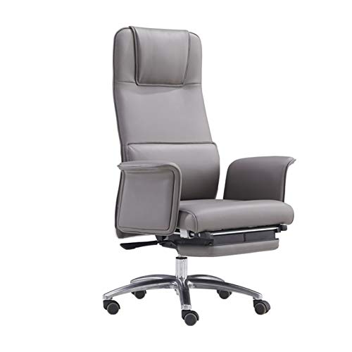 Tiiiopkvvv Liegestühle, Wohnzimmersessel, Bürostuhl, Computer-Schreibtischstuhl, Chefsessel, ergonomisch, Leder, mittlere Rückenlehne, Farbe: Grau, Größe: 119 x 71 x 74 cm Tiiiopkvvv Liegestühle, Wohnzimmersessel, Bürostuhl, Computer-Schreibtischstuhl, Chefsessel, ergonomisch, Leder, mittlere Rückenlehne, Farbe: Grau, Größe: 119 x 71 x 74 cm von Tiiiopkvvv