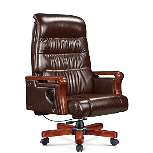 Tiiiopkvvv Liegestühle Wohnzimmer Sessel Boss Stuhl Leder Bürostuhl Liegestuhl Drehstuhl Computerstuhl 360 Grad Drehstuhl Verstellbare Sitzhöhe Managerial Stühle Liegestühle von Tiiiopkvvv